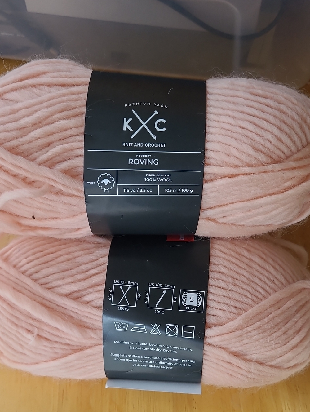Roving Wool Sweater - Soft Pink 2 Skins